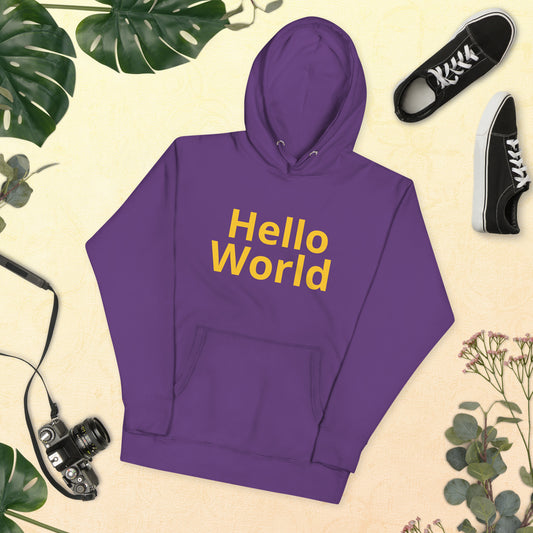 "Hello World" Coding Geek Hoodie