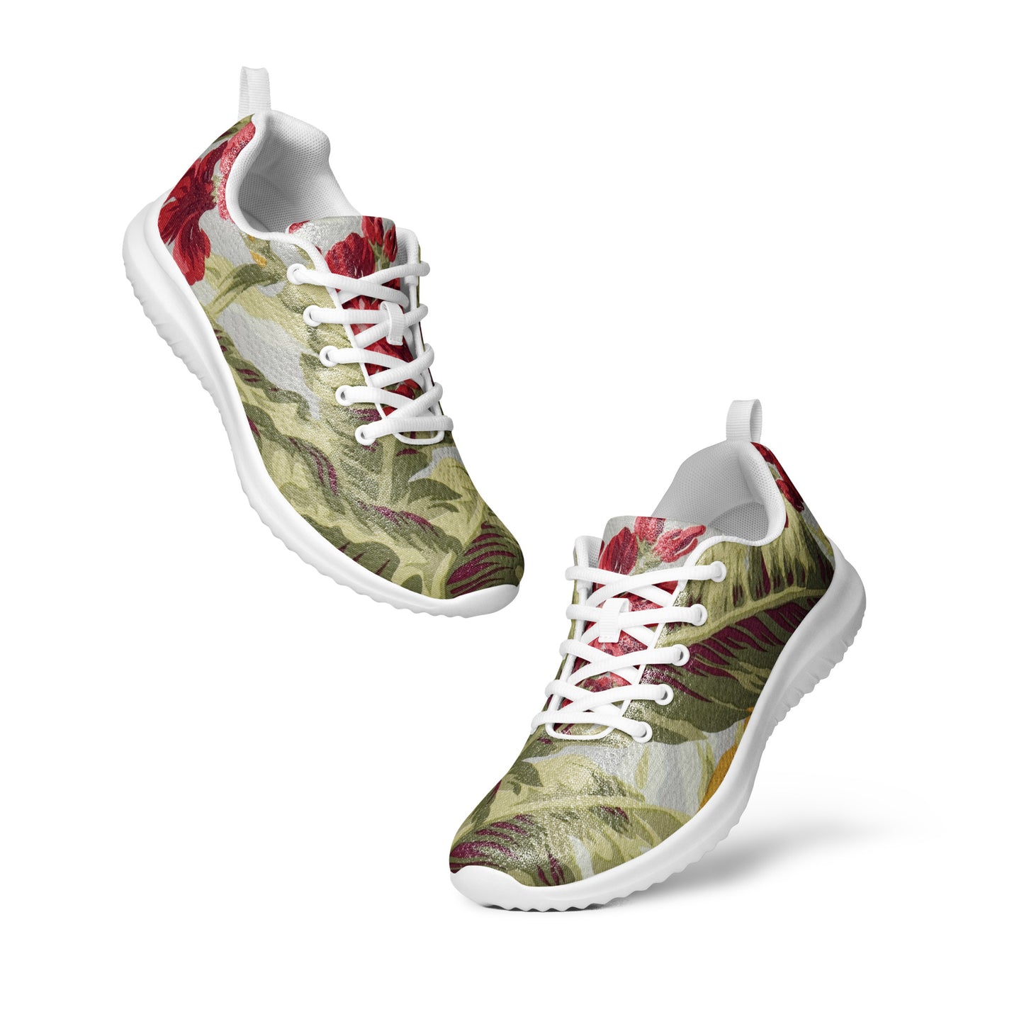 Women’s Red Flower athletic shoes