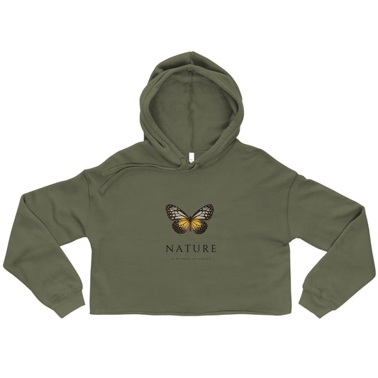 Butterfly Crop Hoodie