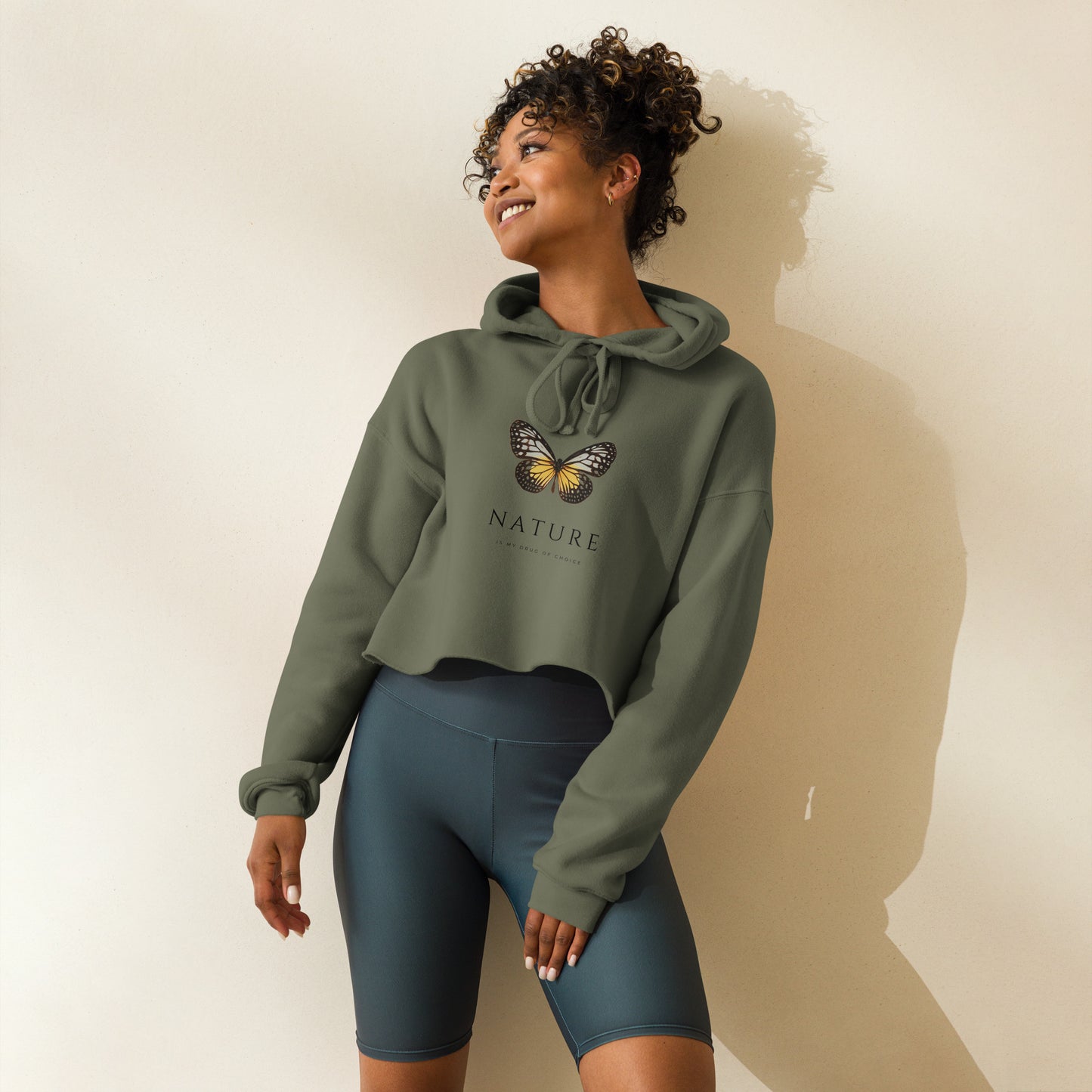 Butterfly Crop Hoodie