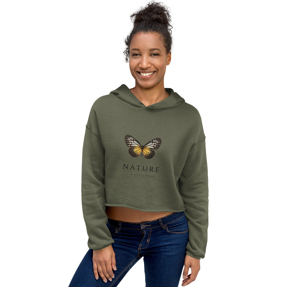 Butterfly Crop Hoodie