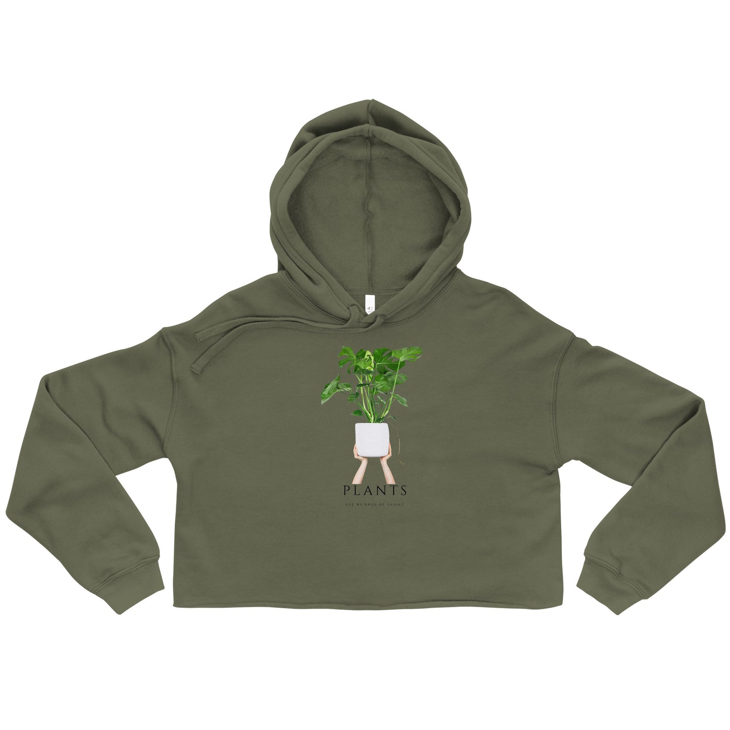 Plant Mom Crop Hoodie
