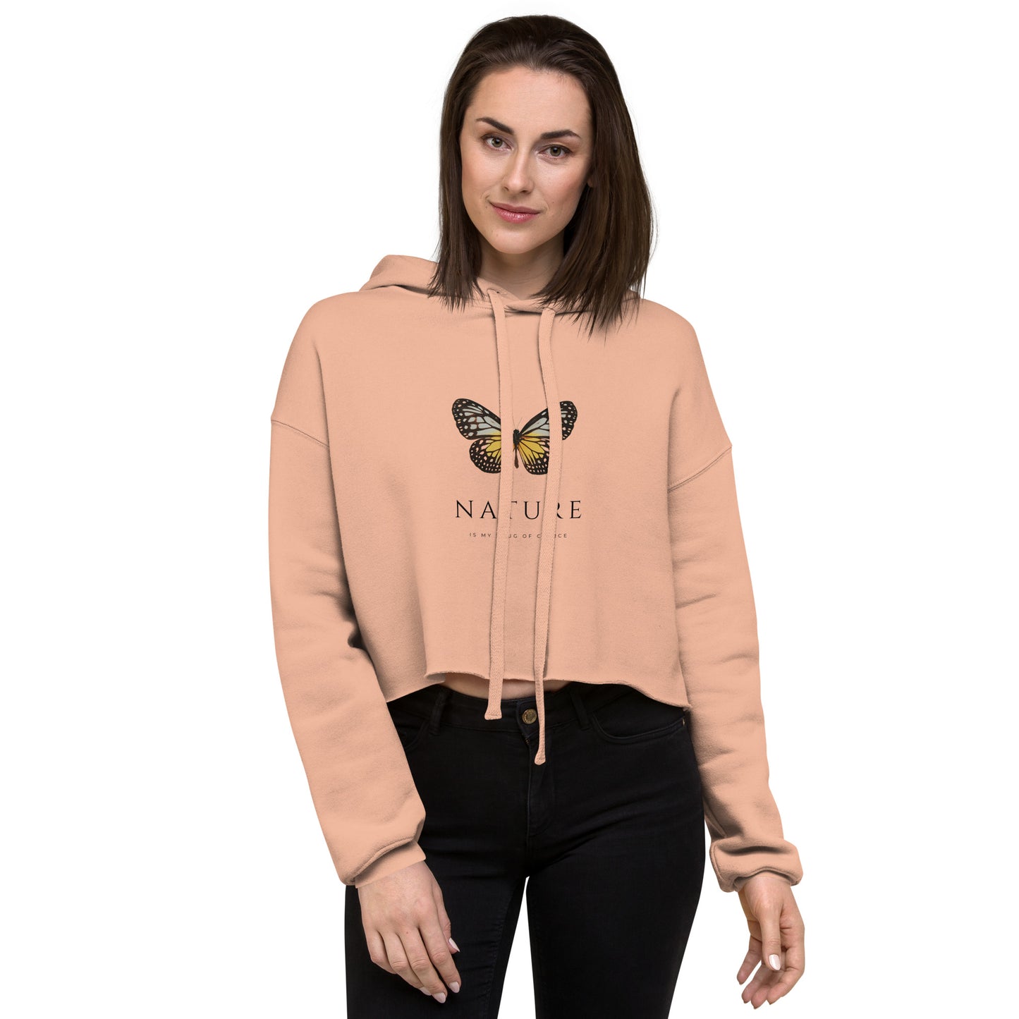 Butterfly Crop Hoodie