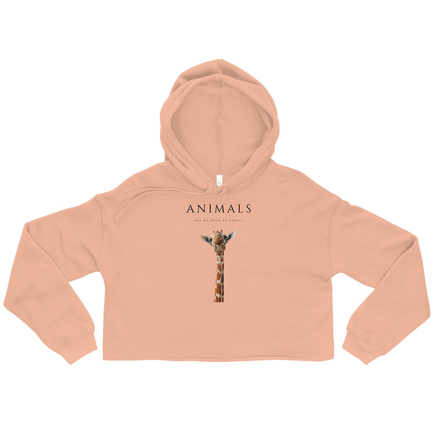 Giraffe Crop Hoodie