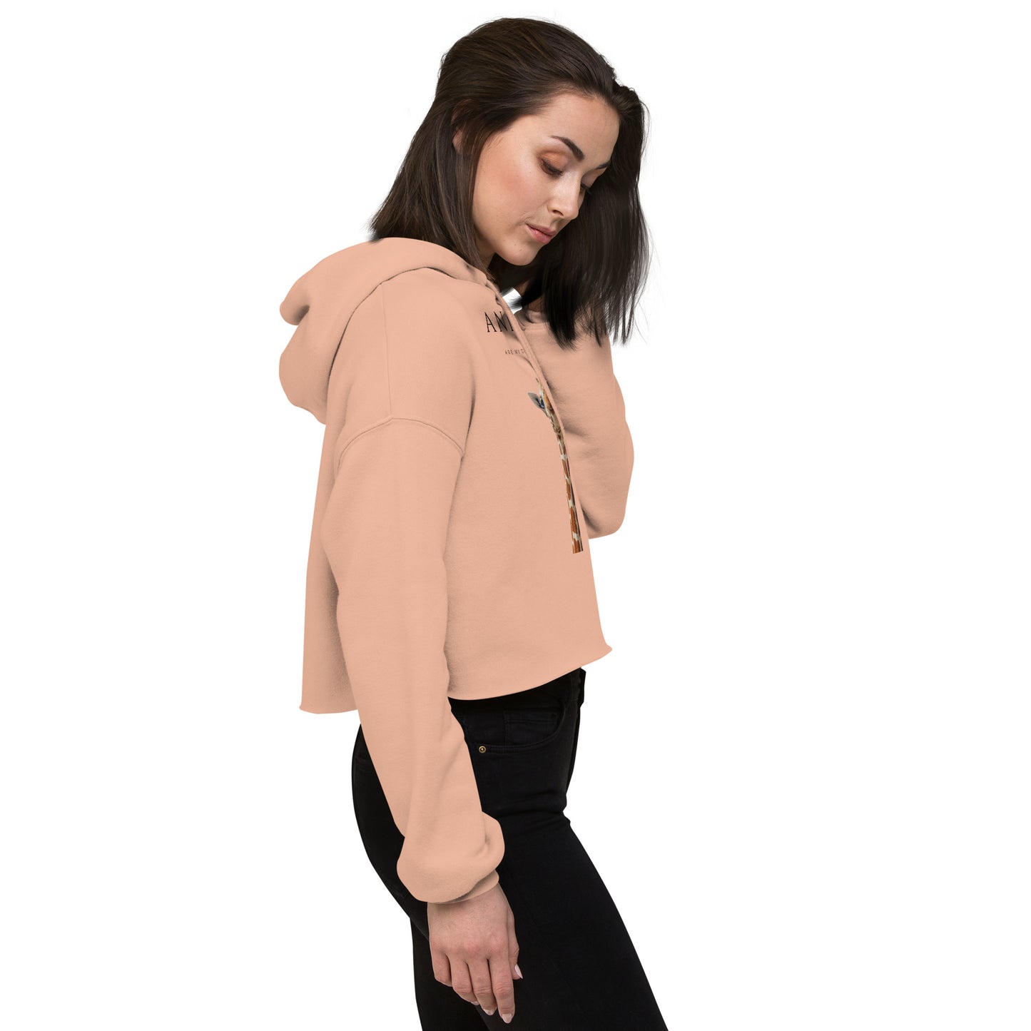 Giraffe Crop Hoodie