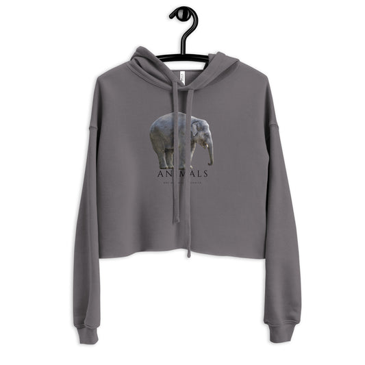 Elephant Crop Hoodie