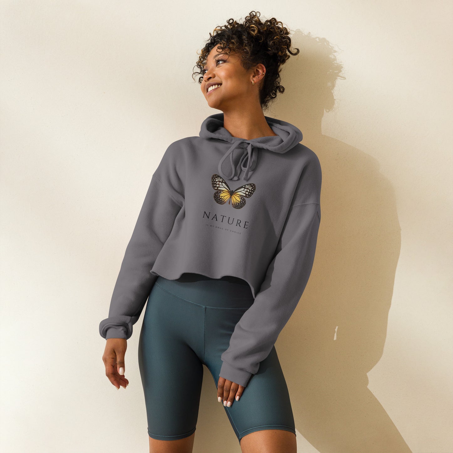 Butterfly Crop Hoodie