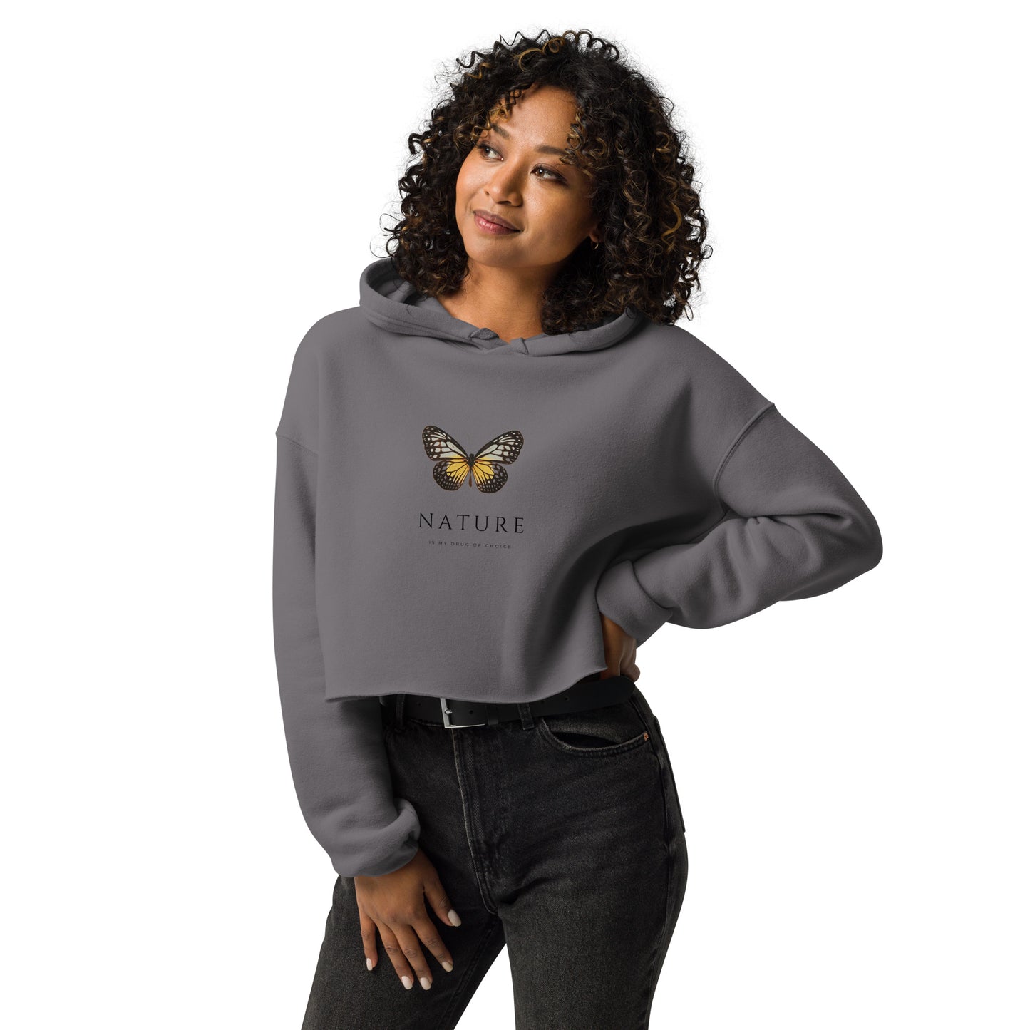 Butterfly Crop Hoodie