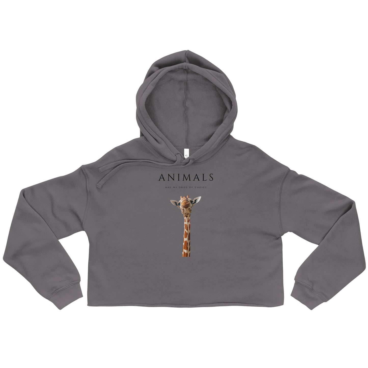 Giraffe Crop Hoodie