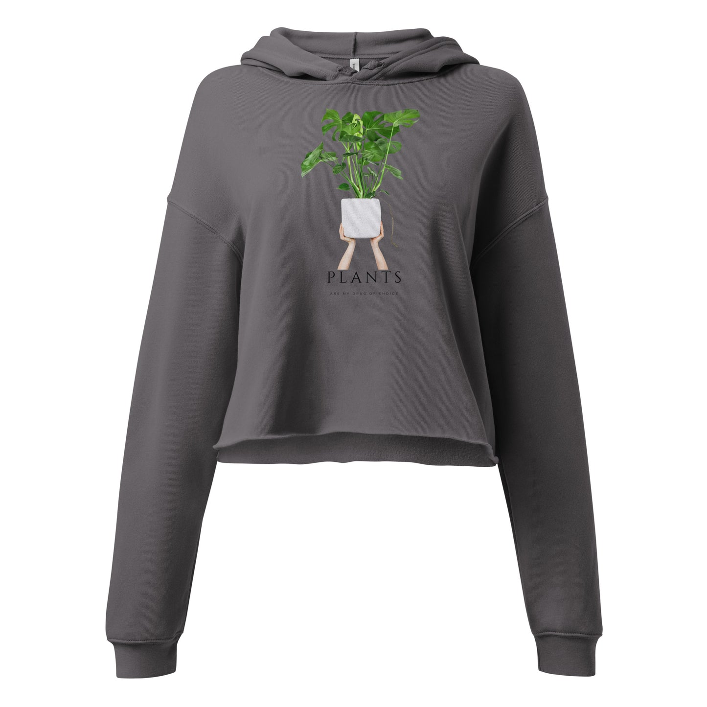 Plant Mom Crop Hoodie