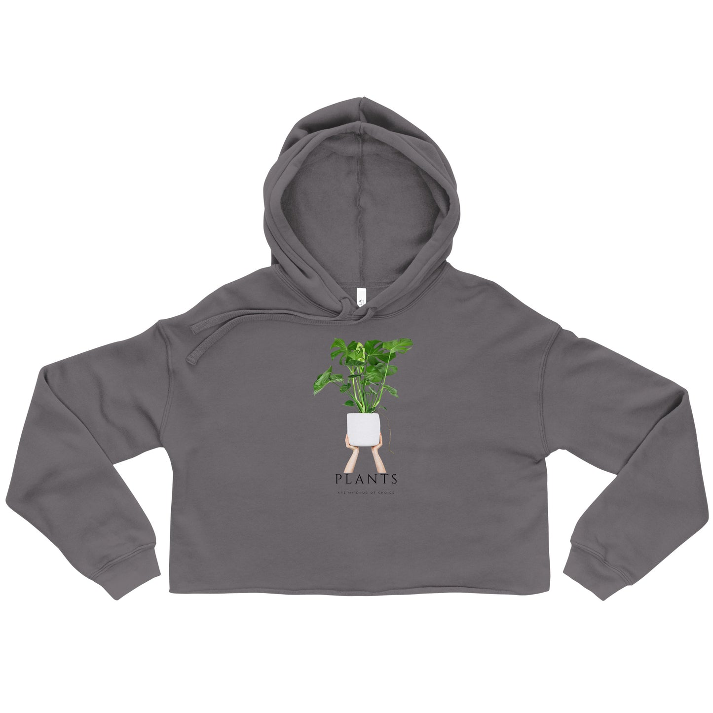 Plant Mom Crop Hoodie