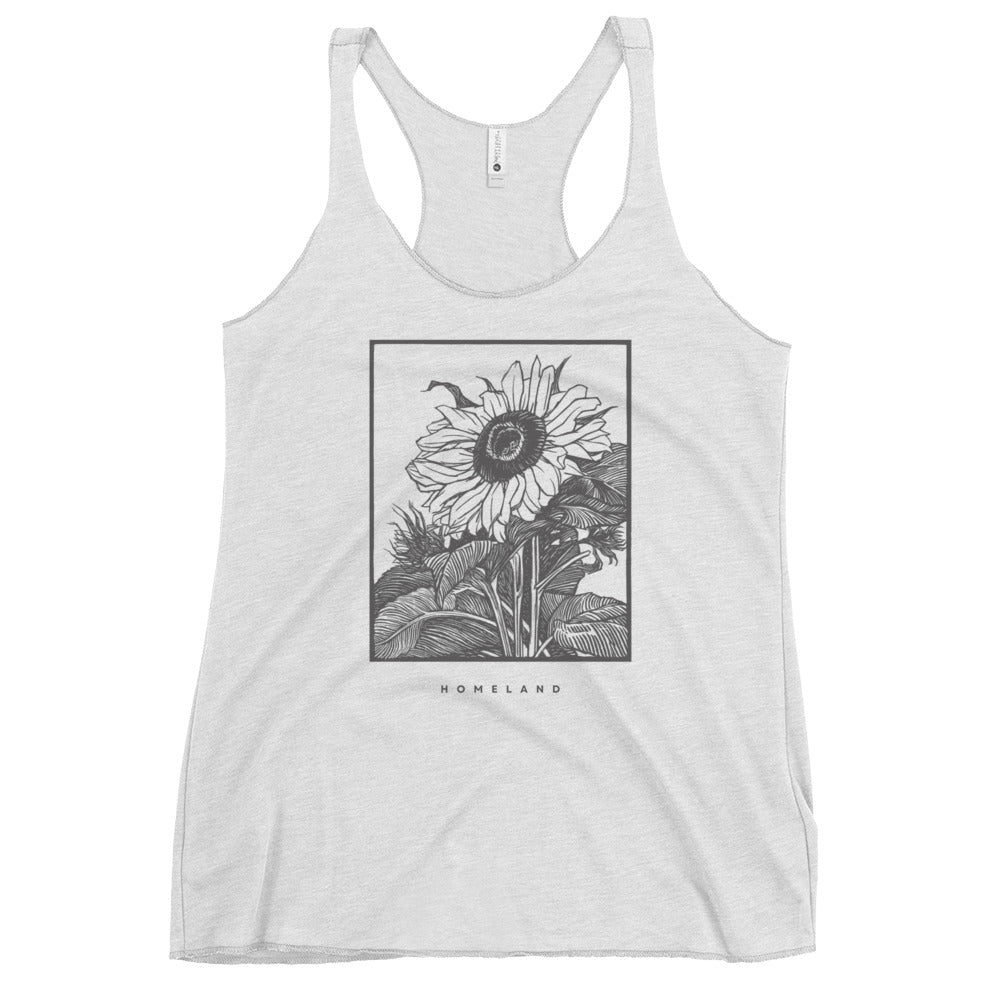 Women's Sunflower Racerback Tank