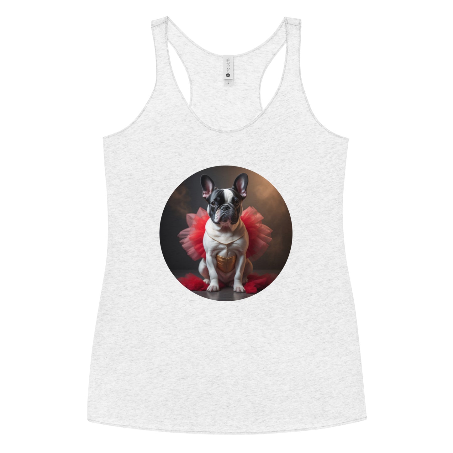 Pug Ballerina Women's Racerback Tank