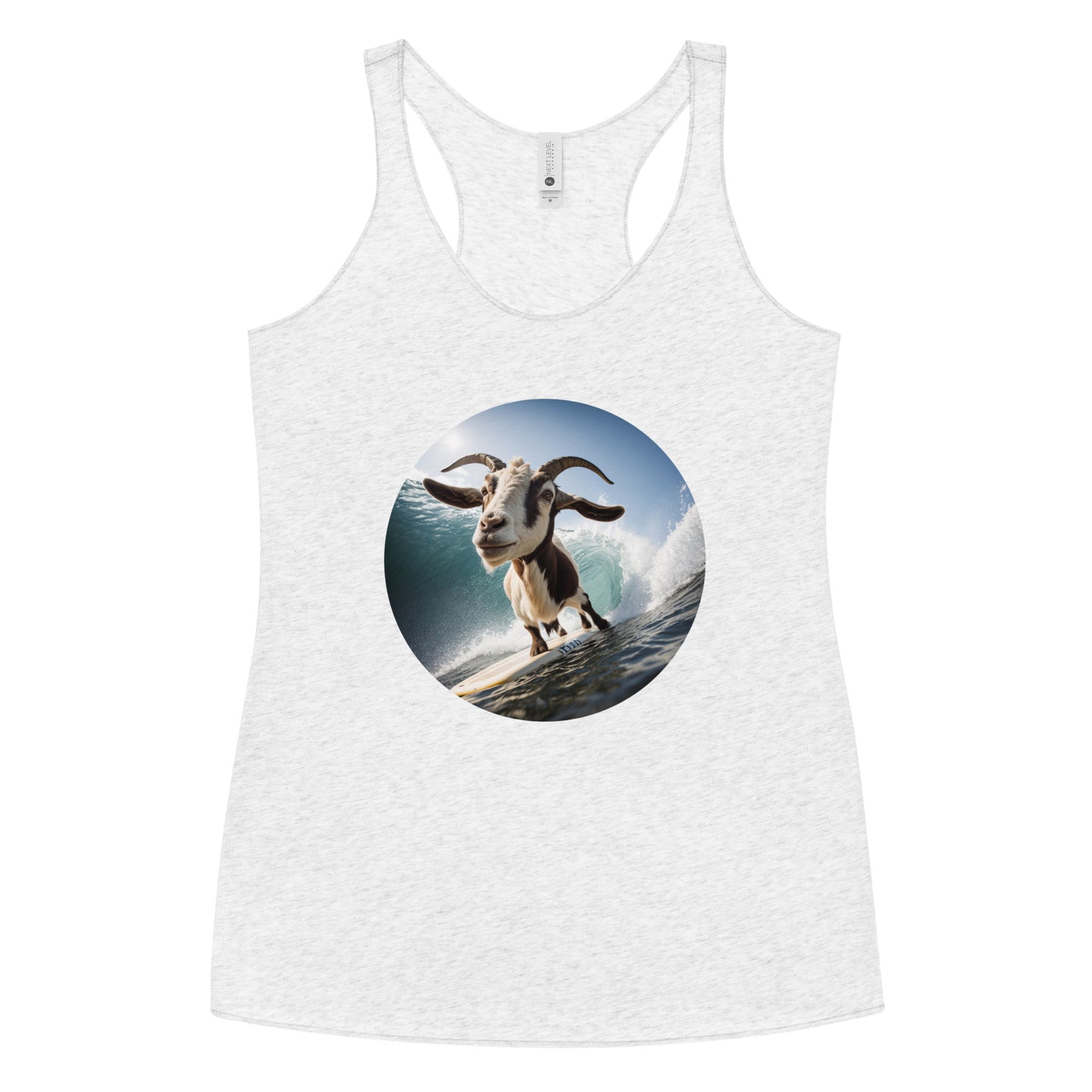 Surfing Goat Women's Racerback Tank