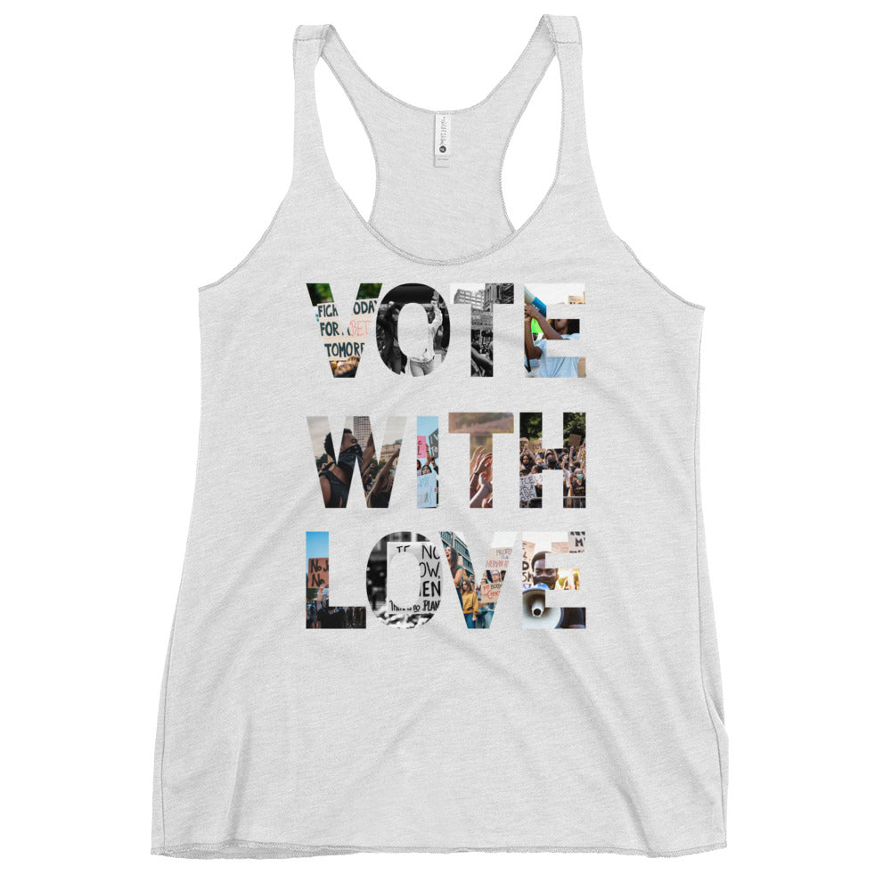 Love Protest Women's Racerback Tank