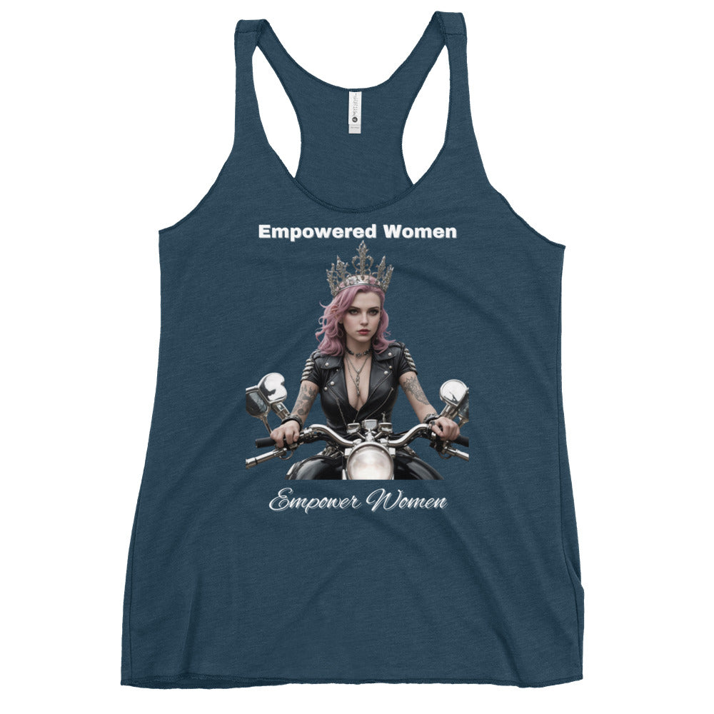 Women's Biker Queen Racerback Tank