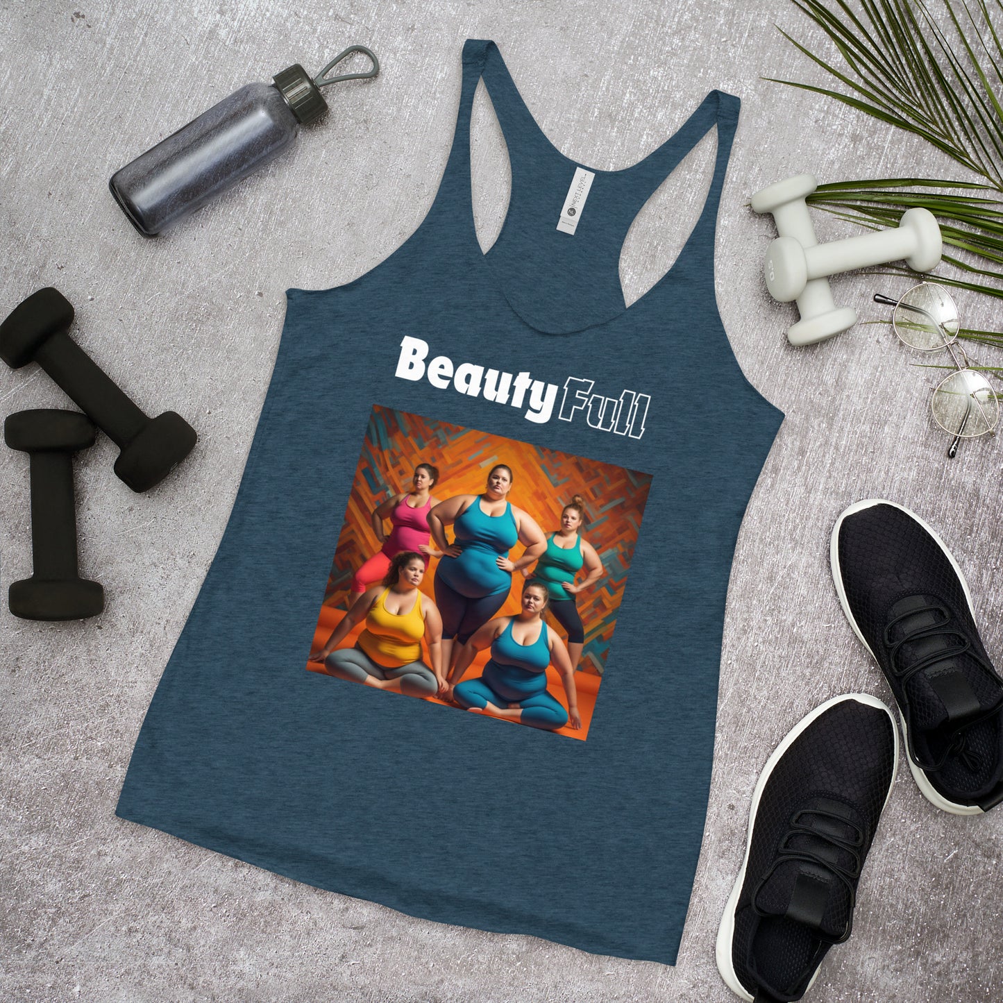 Full Beauty 1 Women's Racerback Tank