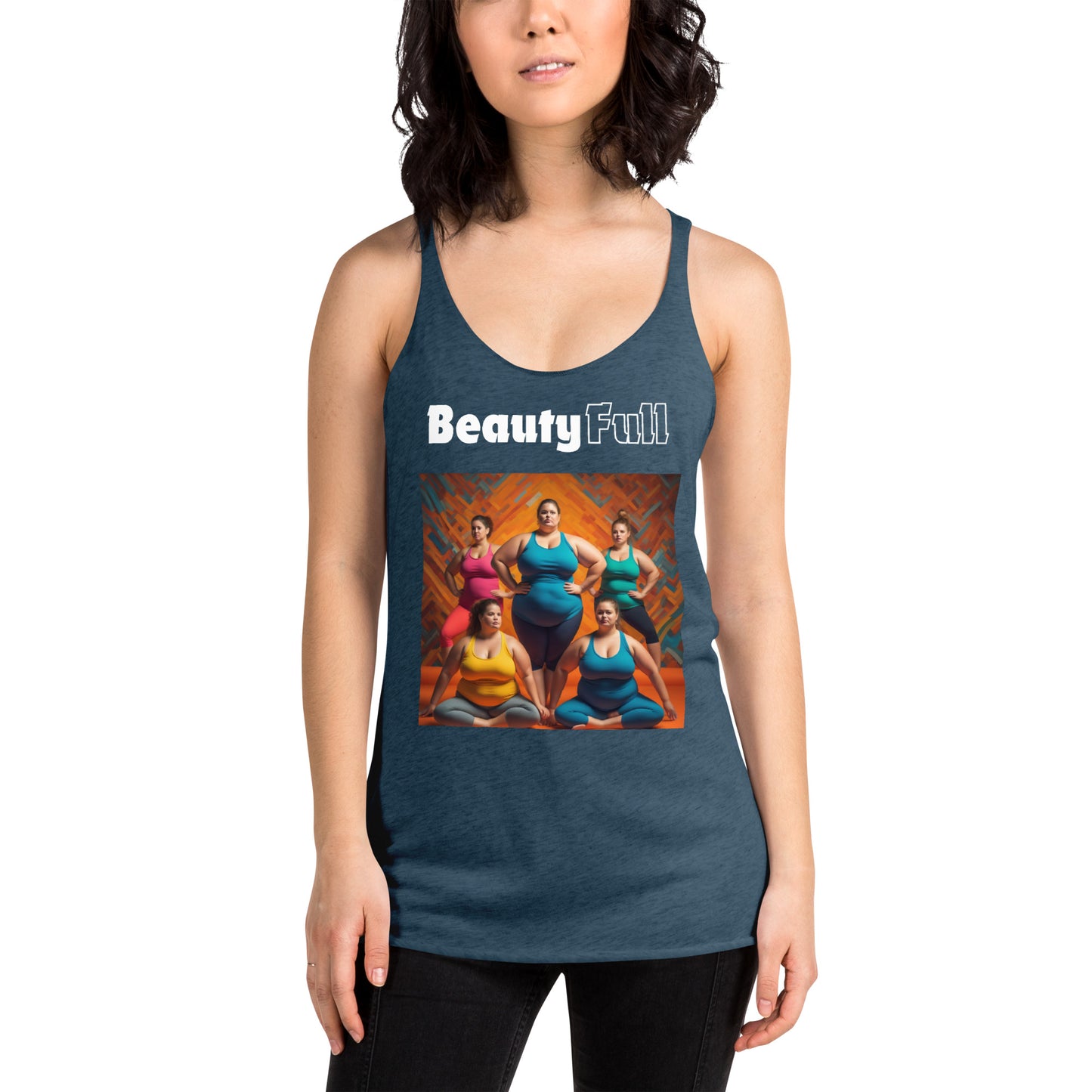 Full Beauty 1 Women's Racerback Tank