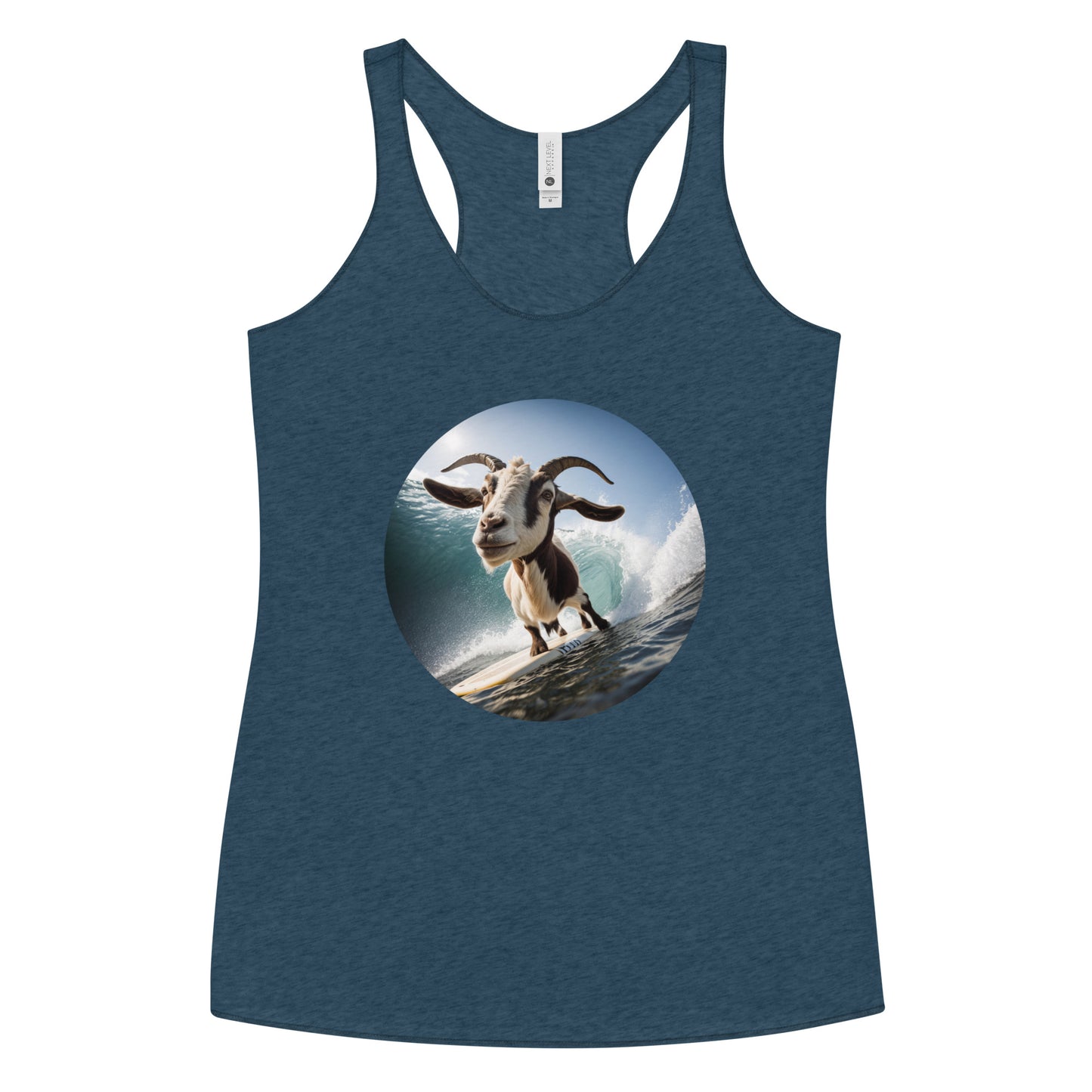 Surfing Goat Women's Racerback Tank