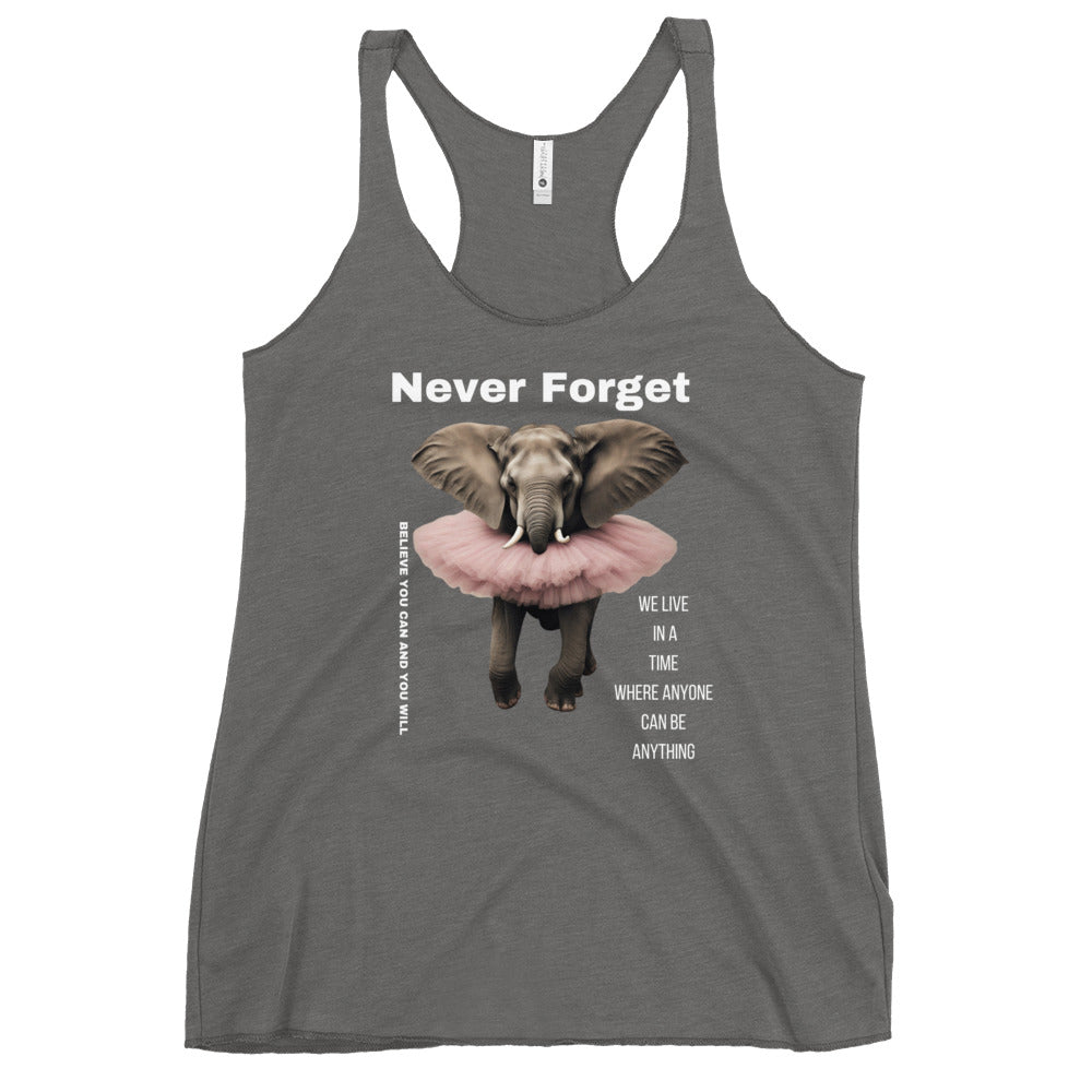 Never Forget Women's Racerback Tank