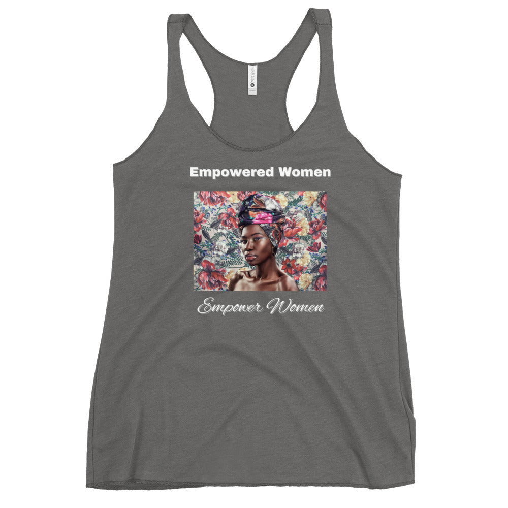 Women's Floral Racerback Tank