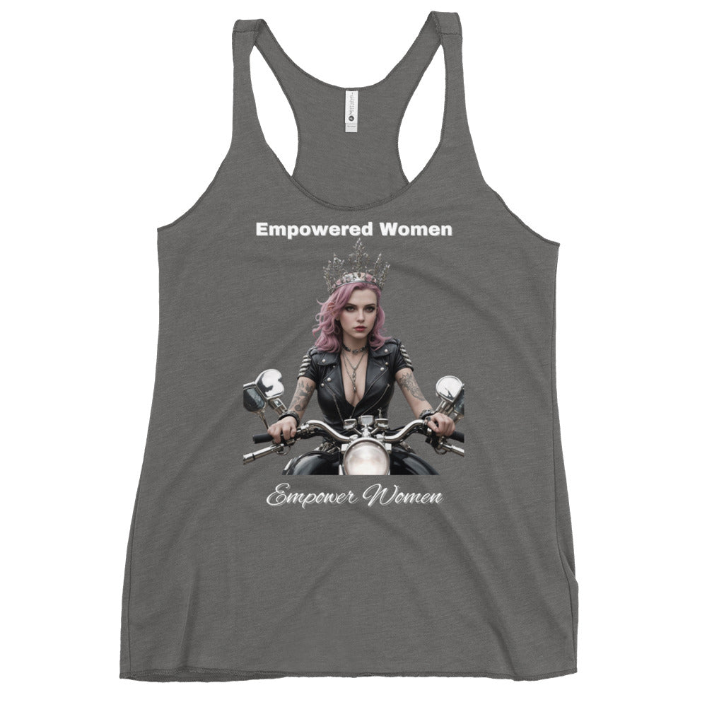 Women's Biker Queen Racerback Tank