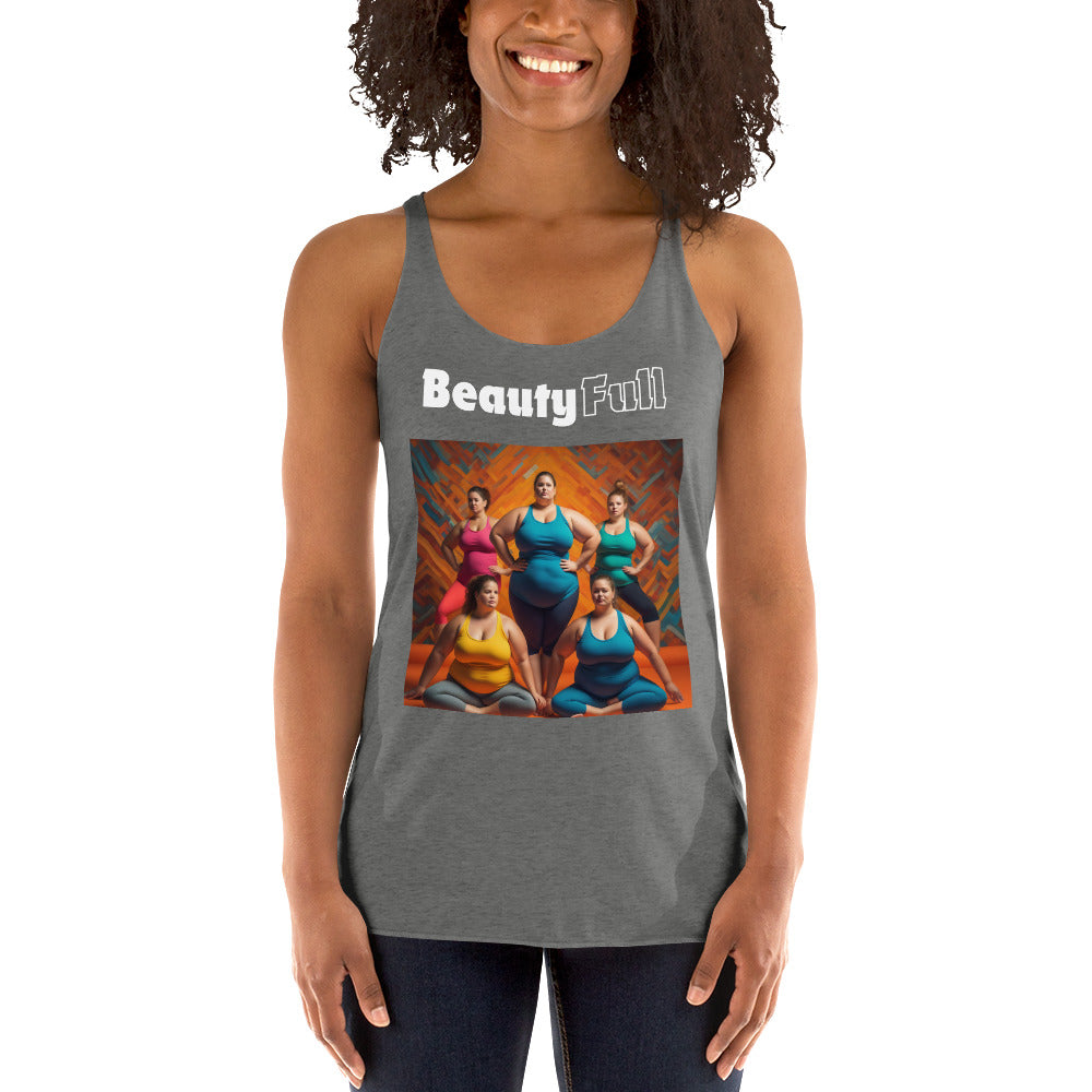 Full Beauty 1 Women's Racerback Tank