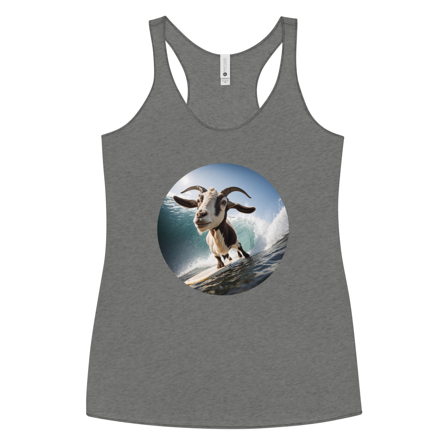 Surfing Goat Women's Racerback Tank