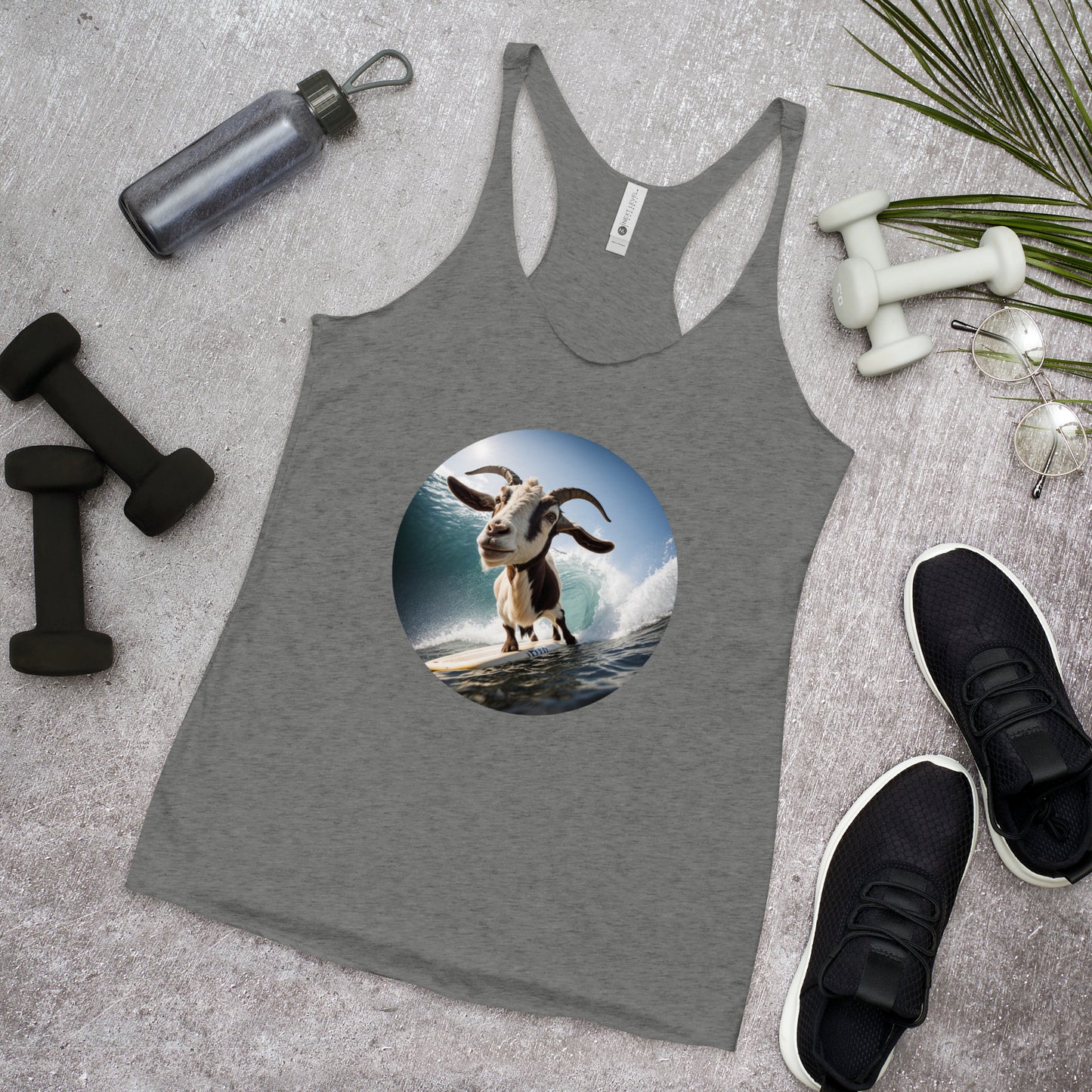 Surfing Goat Women's Racerback Tank