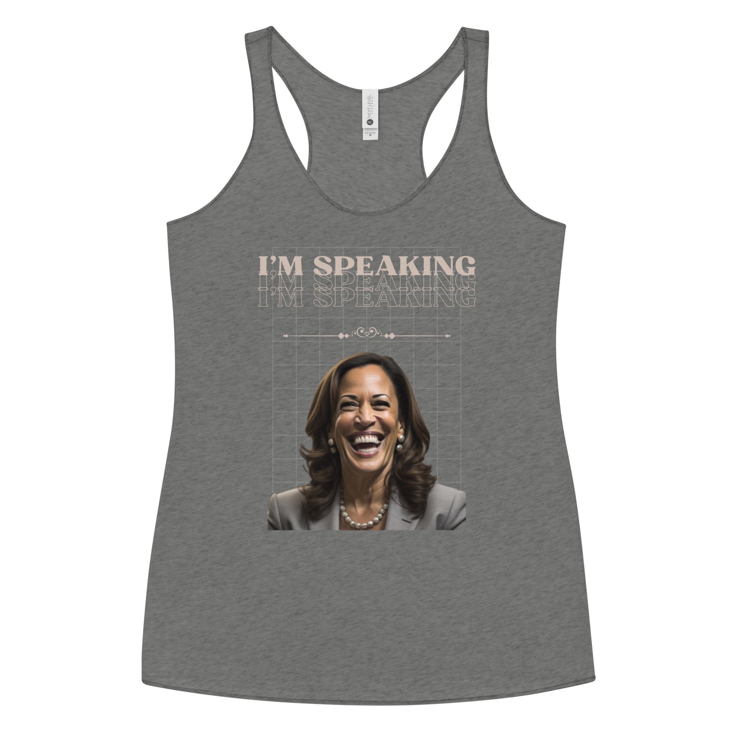 I'm Speaking Women's Racerback Tank