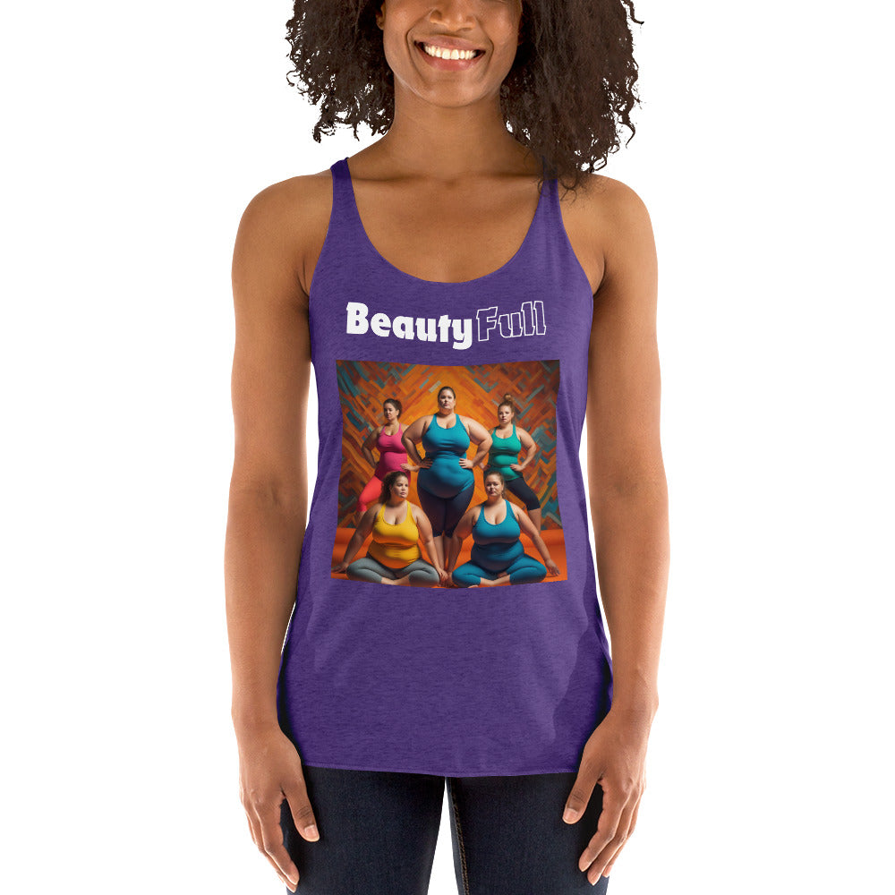 Full Beauty 1 Women's Racerback Tank