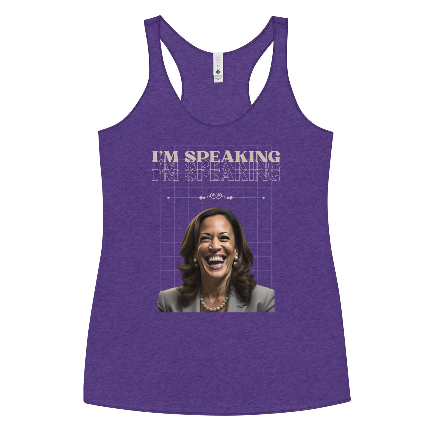 I'm Speaking Women's Racerback Tank