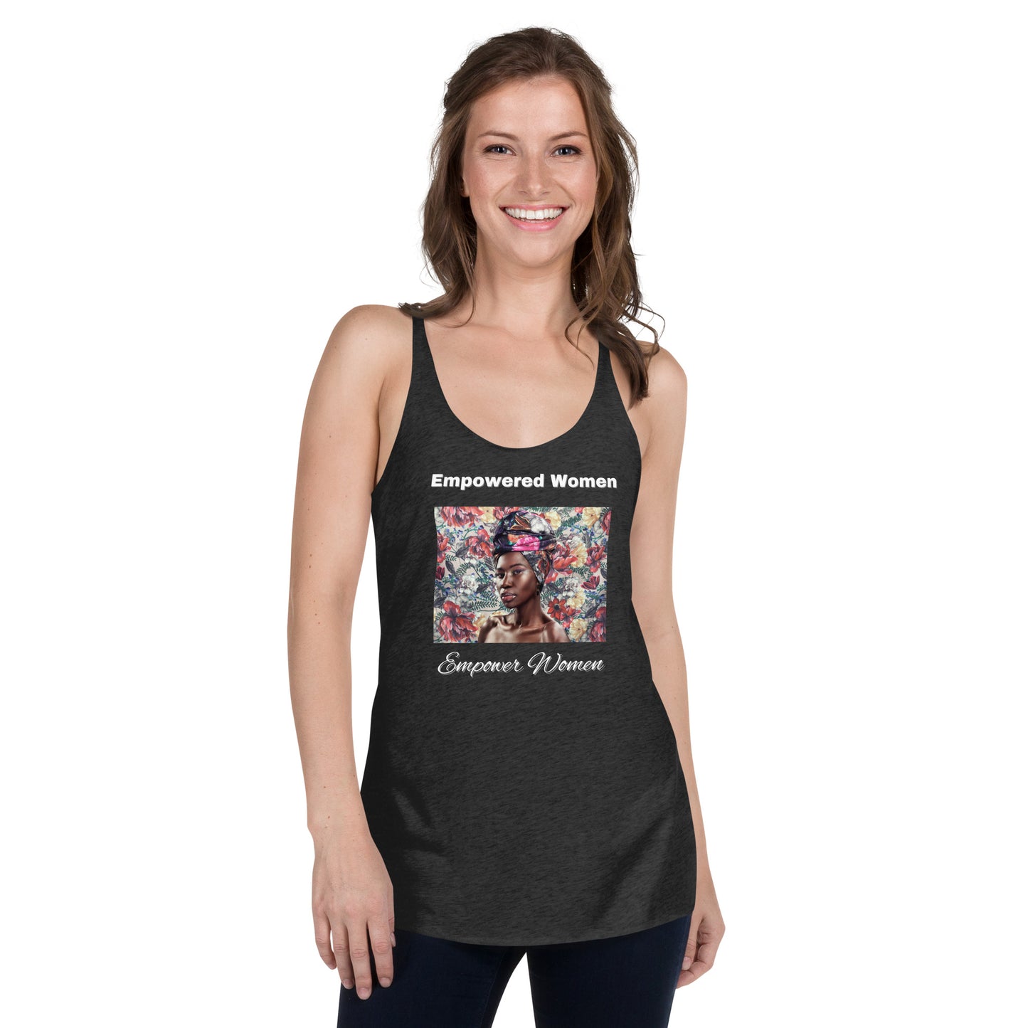 Women's Floral Racerback Tank