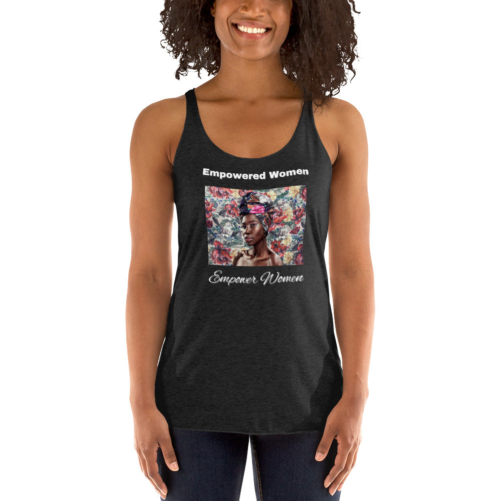 Women's Floral Racerback Tank