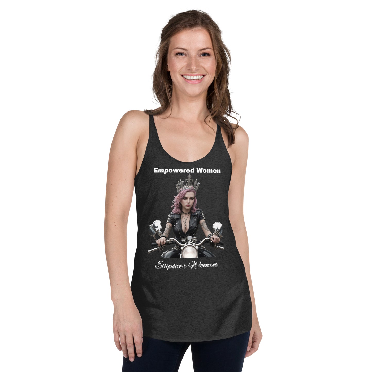 Women's Biker Queen Racerback Tank