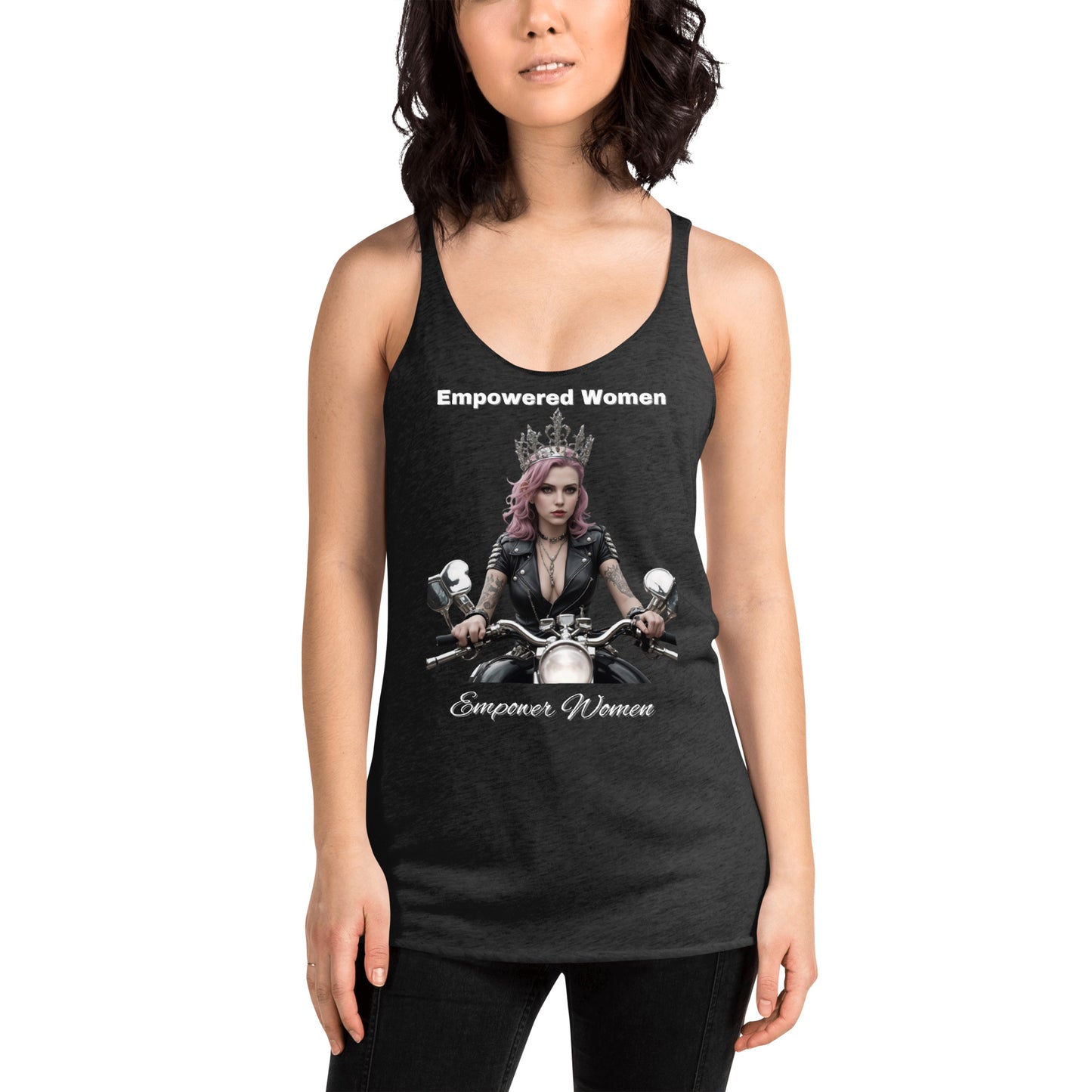 Women's Biker Queen Racerback Tank