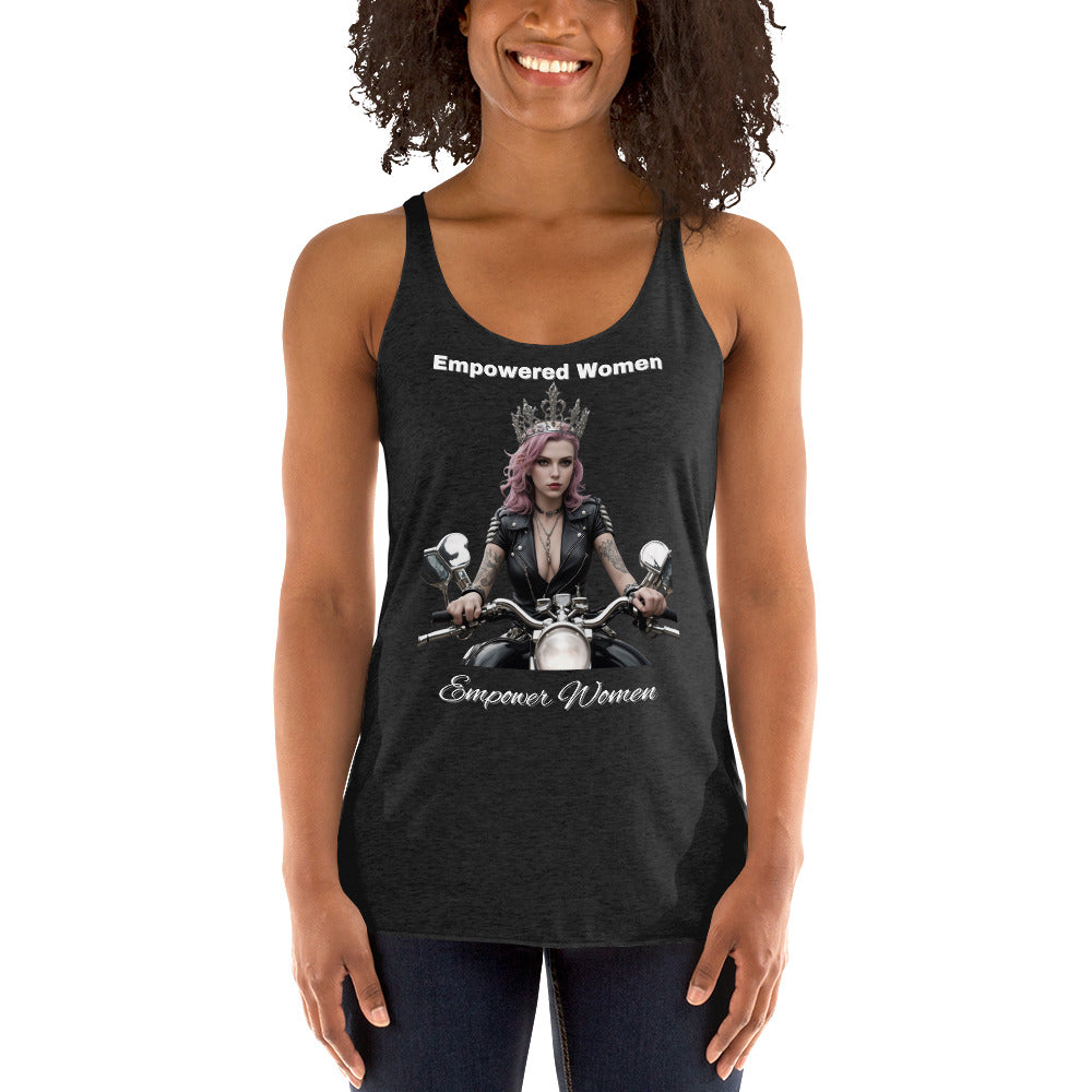 Women's Biker Queen Racerback Tank