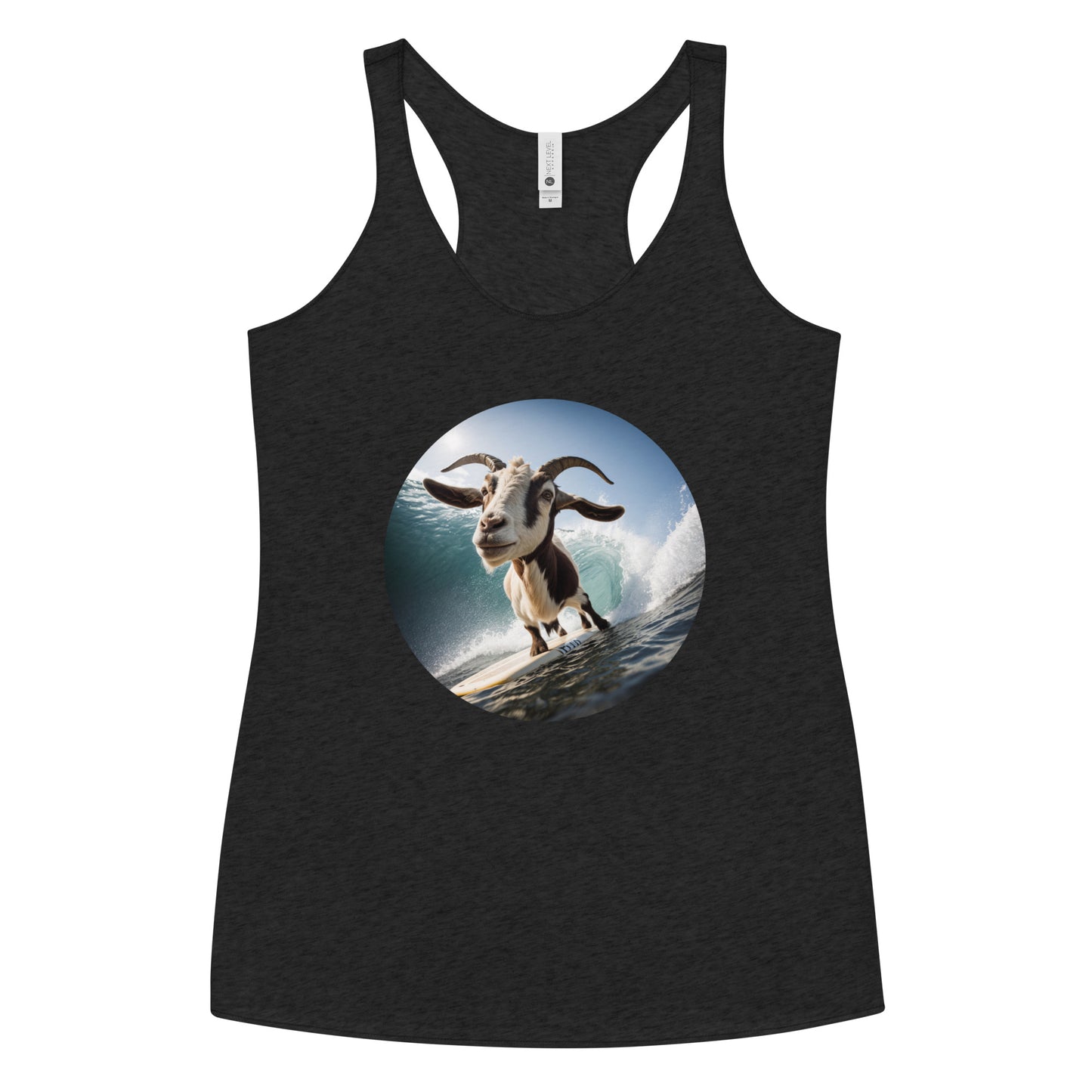 Surfing Goat Women's Racerback Tank