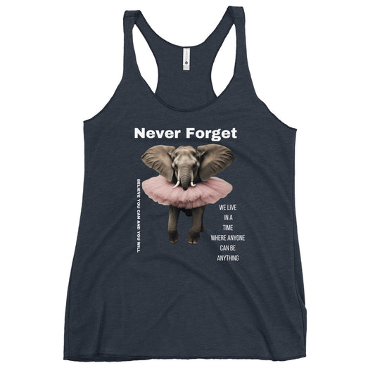 Never Forget Women's Racerback Tank