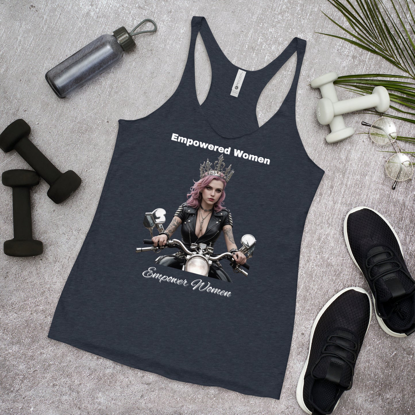 Women's Biker Queen Racerback Tank