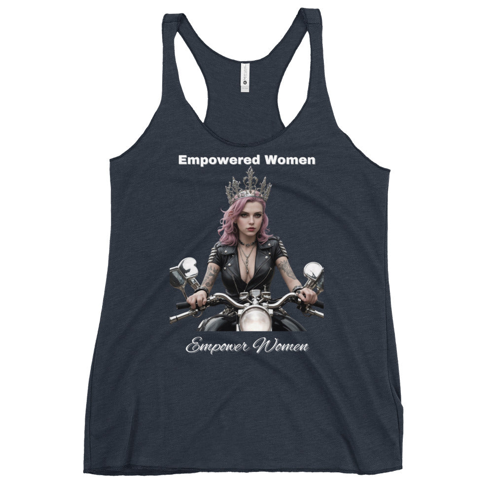 Women's Biker Queen Racerback Tank