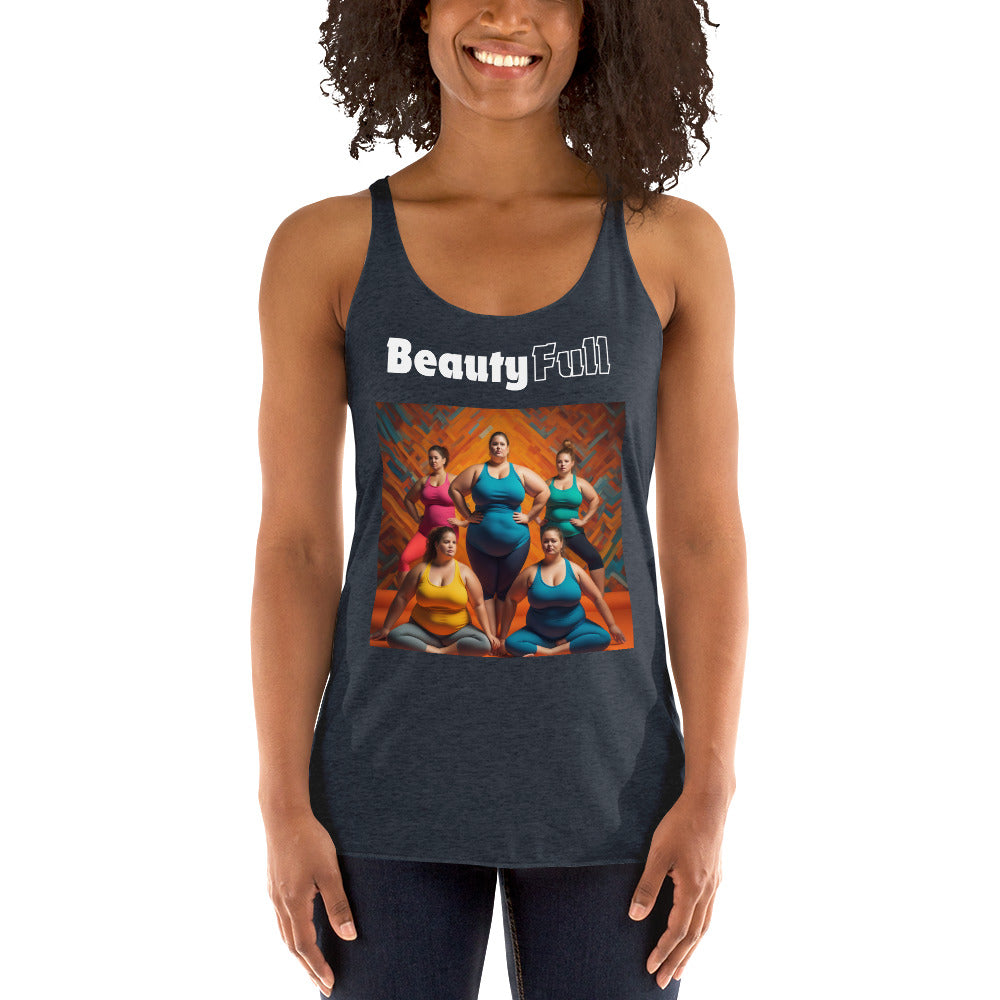 Full Beauty 1 Women's Racerback Tank