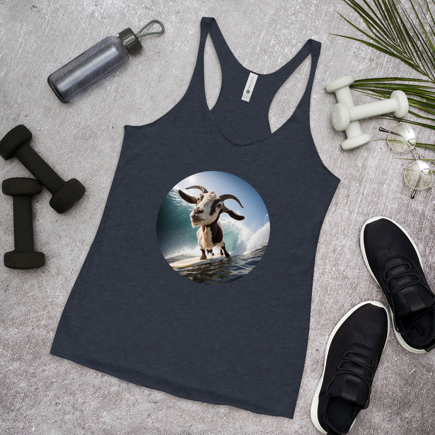 Surfing Goat Women's Racerback Tank