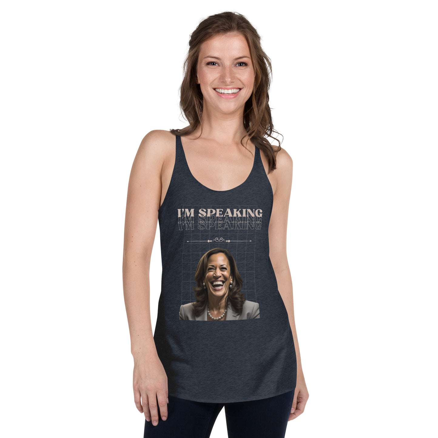 I'm Speaking Women's Racerback Tank