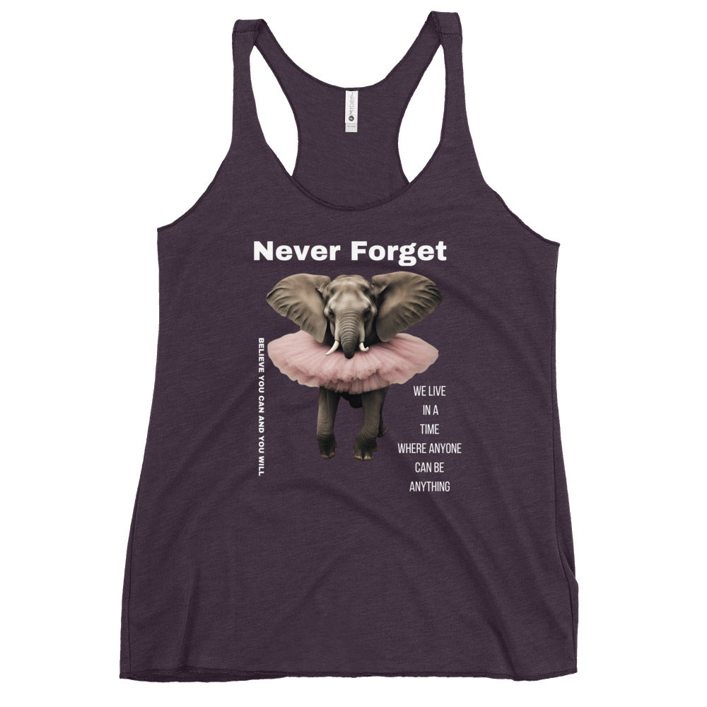 Never Forget Women's Racerback Tank