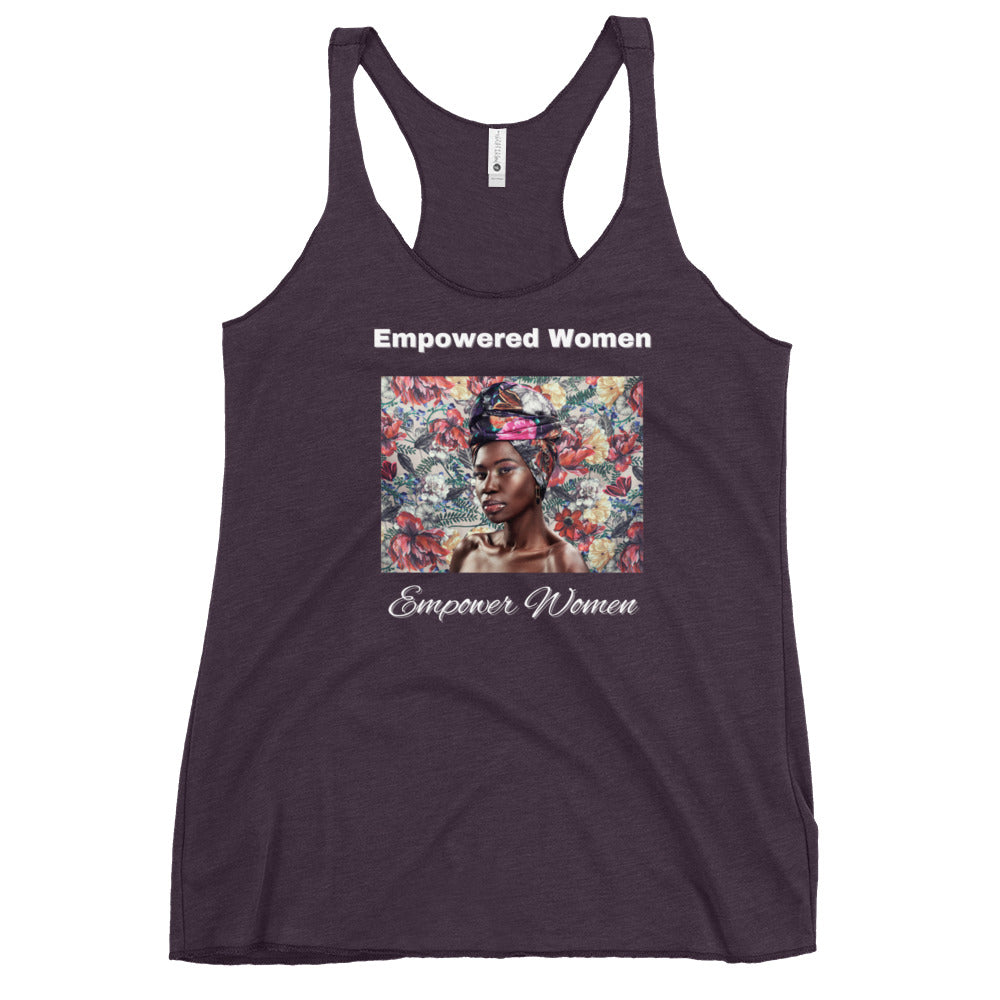 Women's Floral Racerback Tank