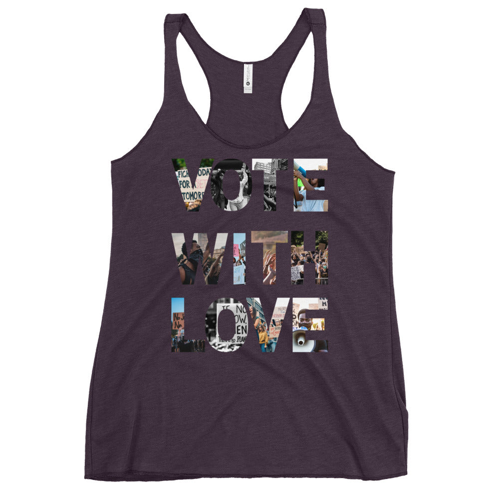 Love Protest Women's Racerback Tank