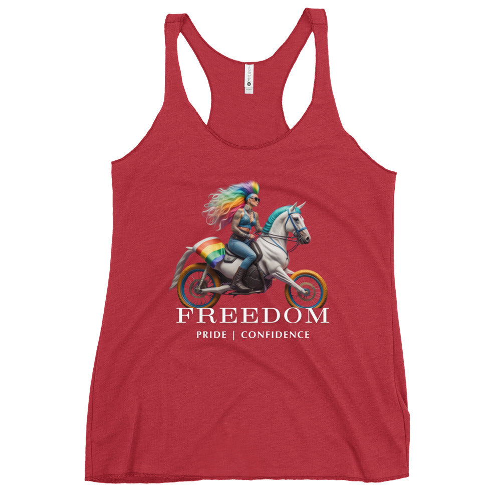 Women's Freedom Racerback Tank