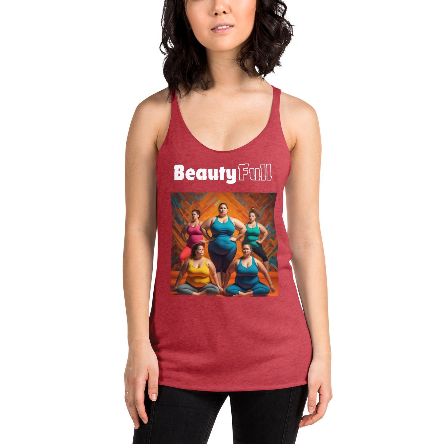 Full Beauty 1 Women's Racerback Tank