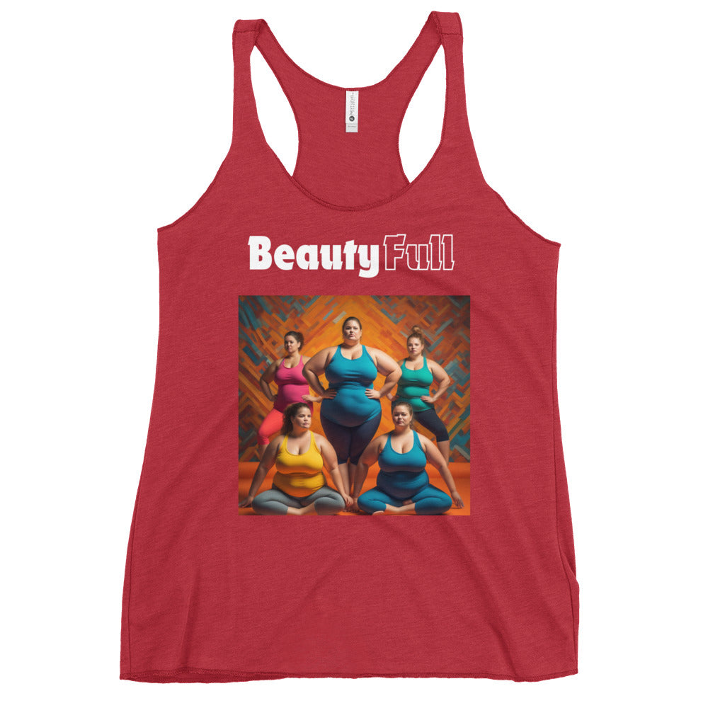 Full Beauty 1 Women's Racerback Tank